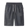 Mens Sports Pocket Solid Drawstring Board Trunk Beach Short Pants Shorts Summer Thin Trousers Zippered Pocket Loose Sweatpants