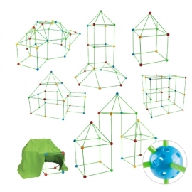 Constructor Fort Building Blocks Juguetes Indoor Tent High Quality ABS Plastic Ball Kit Educational Toys For Girls And Boys