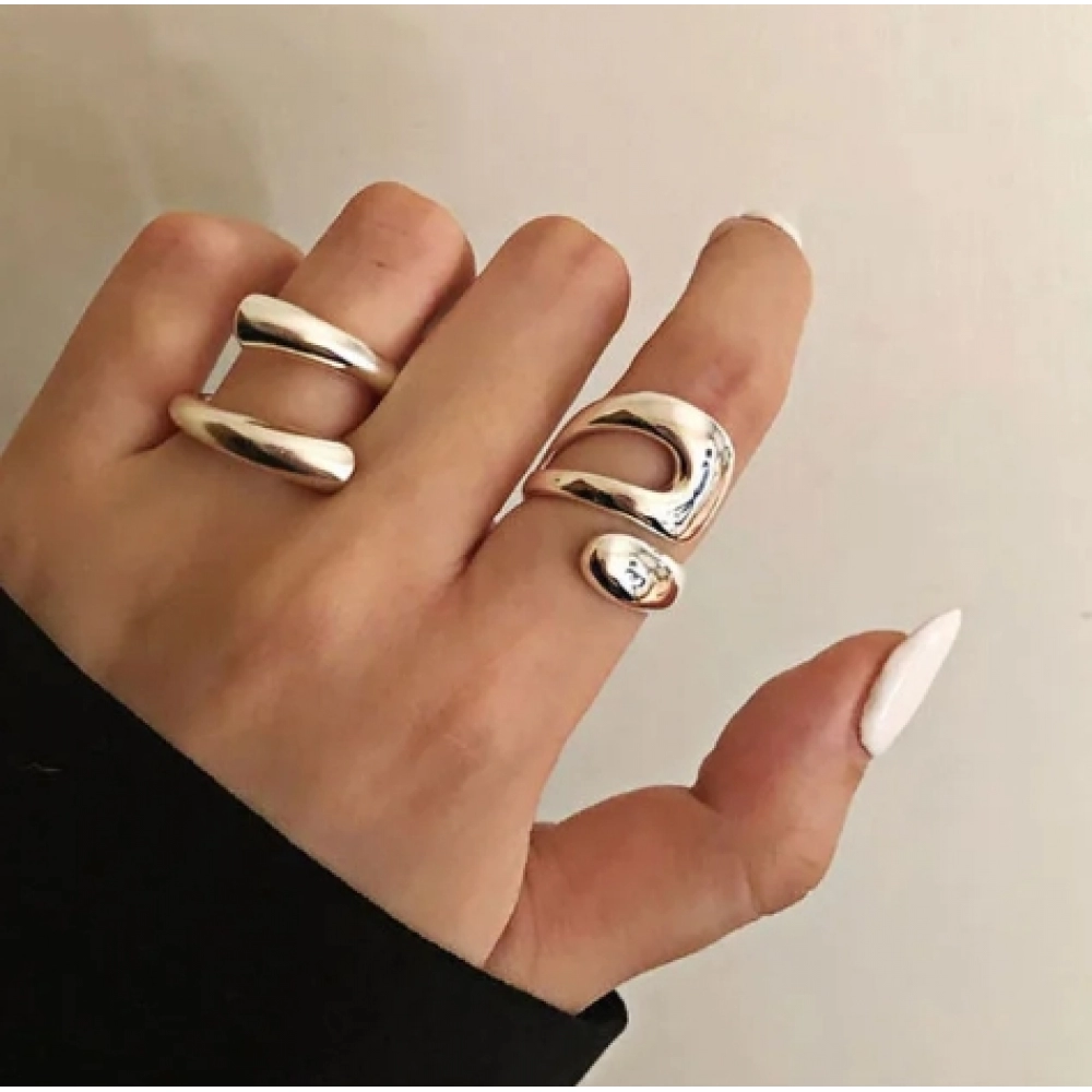 925 Sterling Silver Smooth Rings For Women hollow out chain Jewelry Beautiful Finger Open Rings For Party Birthday Gift 925 Sterling Silver Smooth Rings For Women hollow out chain Jewelry Beautiful Finger Open Rings For Party Birthday Gift